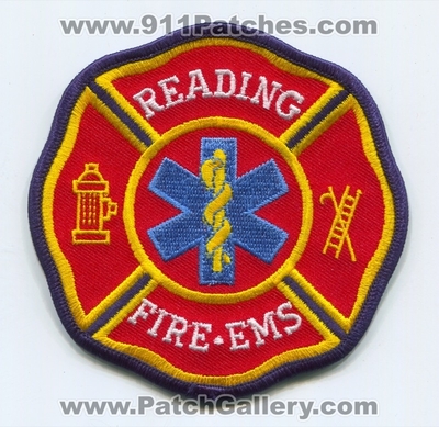 Reading Fire EMS Department Patch (Ohio)
Scan By: PatchGallery.com
Keywords: dept.