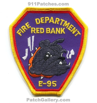 Red Bank Fire Department Engine 95 Patch (New Jersey)
Scan By: PatchGallery.com
Keywords: dept. e-95 bulldog