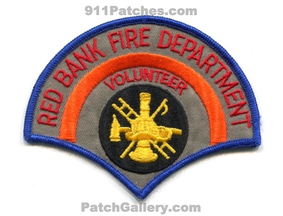 Red Bank Volunteer Fire Department Patch (New Jersey)
Scan By: PatchGallery.com
Keywords: vol. dept.