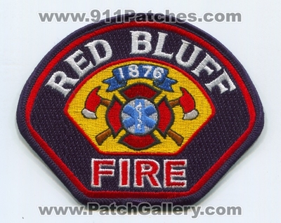 Red Bluff Fire Department Patch (California)
Scan By: PatchGallery.com
Keywords: dept. 1876