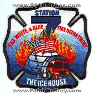 Red White and Blue Fire Department Station 7 Patch (Colorado)
[b]Scan From: Our Collection[/b]
Keywords: &