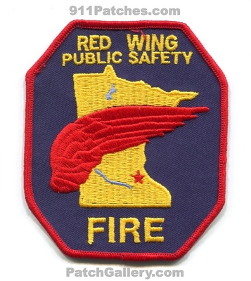 Red Wing Fire Department Patch (Minnesota)
Scan By: PatchGallery.com
Keywords: dept. public safety of dps
