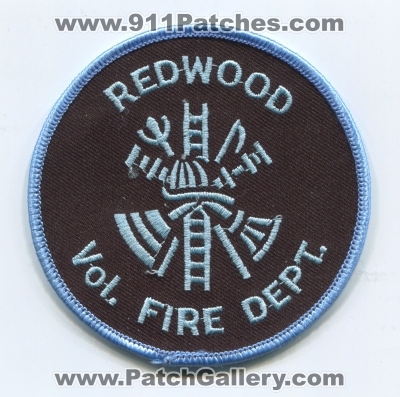 Redwood Volunteer Fire Department Patch (UNKNOWN STATE)
Scan By: PatchGallery.com
Keywords: vol. dept.