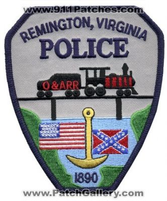 Remington Police Department (Virginia)
Thanks to Charles Proffitt for this scan.
Keywords: dept. o&arr