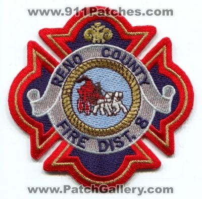 Reno County Fire District 8 Patch (Kansas)
Scan By: PatchGallery.com
Keywords: co. dist. number no. #8 department dept.