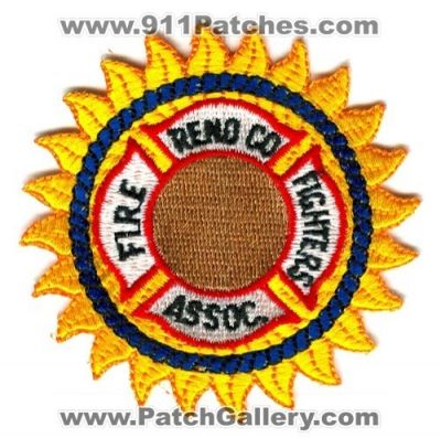 Reno County Fire Fighters Association Patch (Kansas)
Scan By: PatchGallery.com
Keywords: co. firefighters assoc. department dept.