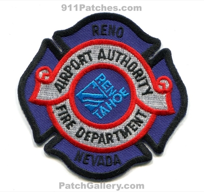 Reno Tahoe Airport Authority Fire Department Patch (Nevada)
Scan By: PatchGallery.com
Keywords: dept. aircraft rescue firefighter firefighting arff cfr