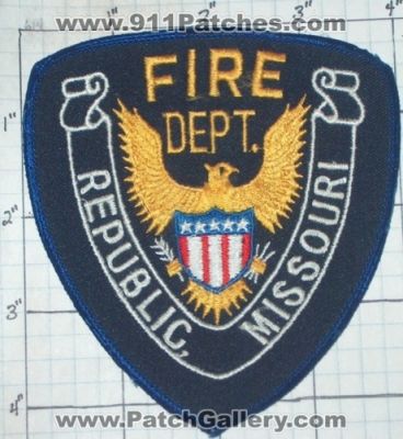 Republic Fire Department (Missouri)
Thanks to swmpside for this picture.
Keywords: dept.