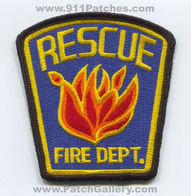 Rescue Fire Department Patch (California)
Scan By: PatchGallery.com
Keywords: dept.
