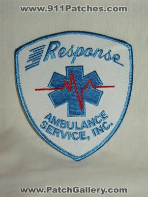 Response Ambulance Service Inc (Massachusetts)
Thanks to Walts Patches for this picture.
Keywords: ems inc.