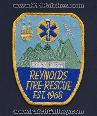 Reynolds Fire Rescue Department (North Carolina)
Thanks to PaulsFirePatches.com for this scan. 
Keywords: dept.