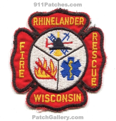 Rhinelander Fire Rescue Department Patch (Wisconsin)
Scan By: PatchGallery.com
Keywords: dept.
