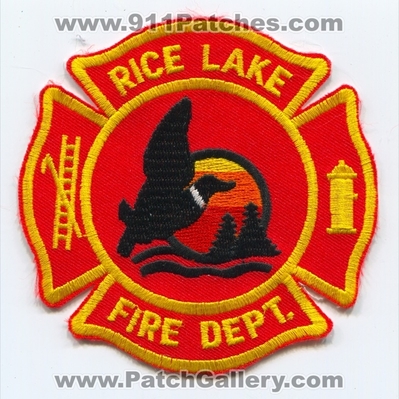 Rice Lake Fire Department Patch (Wisconsin)
Scan By: PatchGallery.com
Keywords: dept.