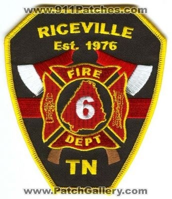 Riceville Fire Department (Tennessee)
Scan By: PatchGallery.com
Keywords: dept. 6 tn