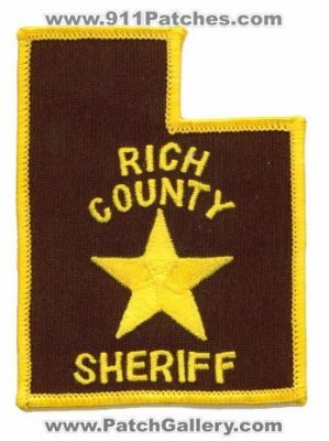 Rich County Sheriff's Department (Utah)
Thanks to apdsgt for this scan.
Keywords: sheriffs dept.