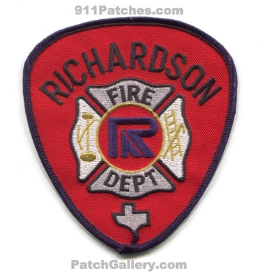 Richardson Fire Department Patch (Texas)
Scan By: PatchGallery.com
Keywords: dept.