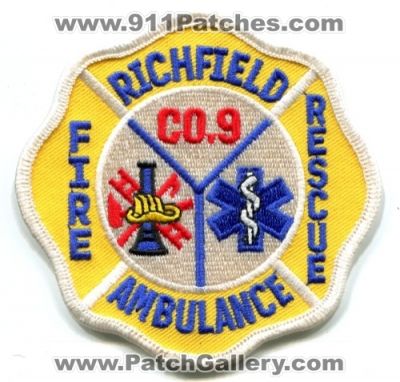 Richfield Fire Rescue Department Company 9 (Pennsylvania)
Scan By: PatchGallery.com
Keywords: dept. co. #9 ambulance ems