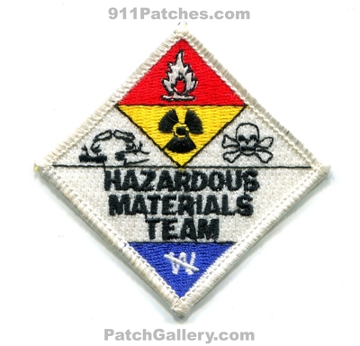 Richmond Fire Department Hazardous Materials Team HMT Patch (California)
Scan By: PatchGallery.com
Keywords: dept. hazmat haz-mat