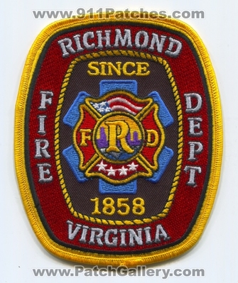 Richmond Fire Department Patch (Virginia)
Scan By: PatchGallery.com
Keywords: dept. rfd