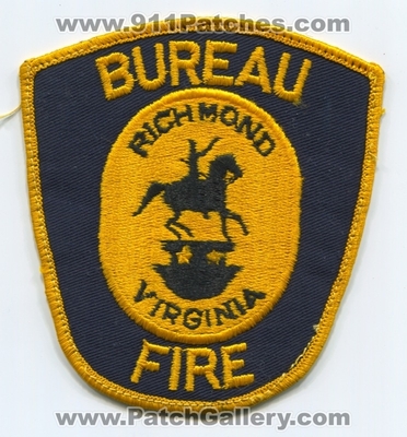 Richmond Fire Department Bureau Patch (Virginia)
Scan By: PatchGallery.com
Keywords: dept.