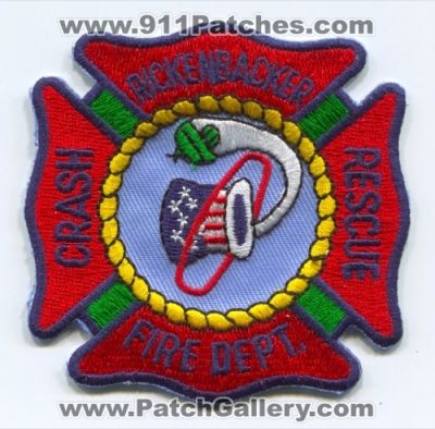 Rickenbacker Fire Department Crash Rescue (Ohio)
Scan By: PatchGallery.com
Keywords: dept. cfr arff