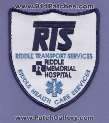 Riddle Transport Services Memorial Hospital Health Care (Pennsylvania)
Thanks to Paul Howard for this scan.
Keywords: rts ems ambulance