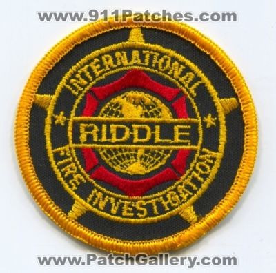 Riddle International Fire Investigation (Washington)
Scan By: PatchGallery.com

