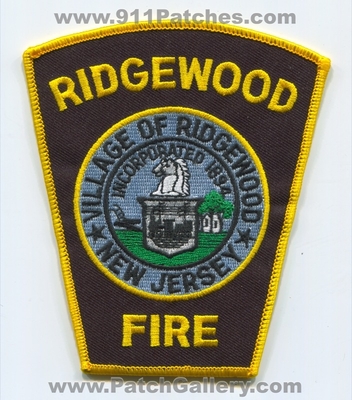 Ridgewood Fire Department Patch (New Jersey)
Scan By: PatchGallery.com
Keywords: village of dept. incorporated 1894
