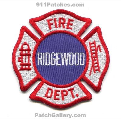 Ridgewood Fire Department Patch (New Jersey)
Scan By: PatchGallery.com
Keywords: dept.