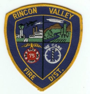 Rincon Valley Fire Dist
Thanks to PaulsFirePatches.com for this scan.
Keywords: california district