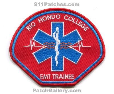 Rio Hondo College Emergency Medical Technician EMT Trainee Patch (California)
Scan By: PatchGallery.com
Keywords: ems ambulance