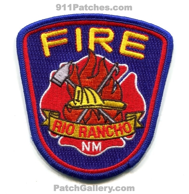 Rio Rancho Fire Department Patch (New Mexico)
Scan By: PatchGallery.com
Keywords: dept. nm