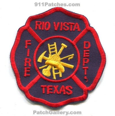 Rio Vista Fire Department Patch (Texas)
Scan By: PatchGallery.com
Keywords: dept.