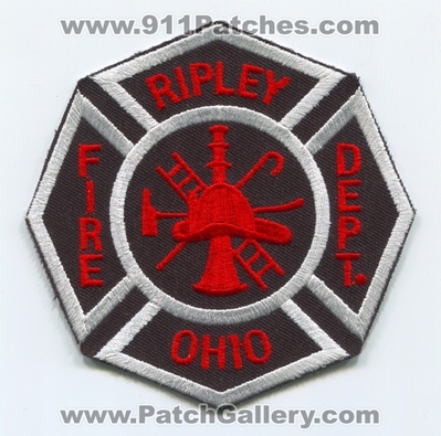 Ripley Fire Department Patch (Ohio)
Scan By: PatchGallery.com
Keywords: dept.