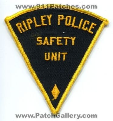 Ripley Police Department Safety Unit (Ohio)
Scan By: PatchGallery.com
Keywords: dept.