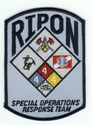 Ripon Special Operations Response Team
Thanks to PaulsFirePatches.com for this scan.
Keywords: california fire
