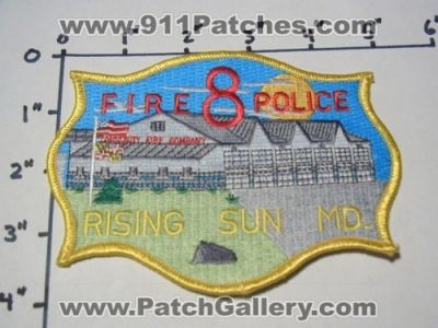 Rising Sun Fire Police Department 8 (Maryland)
Thanks to Mark Stampfl for this picture.
Keywords: dept. md.