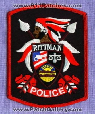 Rittman Police Department (Ohio)
Thanks to apdsgt for this scan.
Keywords: dept.
