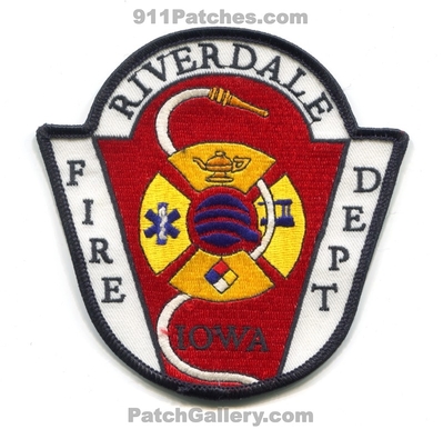 Riverdale Fire Department Patch (Iowa)
Scan By: PatchGallery.com
Keywords: dept.