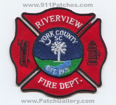 Riverview Fire Department York County Patch (South Carolina)
Scan By: PatchGallery.com
Keywords: dept. co. est. 1975