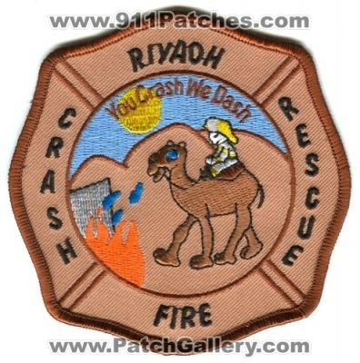 Riyadh Crash Fire Rescue Department (Saudi Arabia)
Scan By: PatchGallery.com
Keywords: cfr dept. arff military you crash we dash