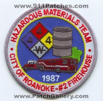 Roanoke Fire Department Hazardous Materials Team Patch (Virginia)
Scan By: PatchGallery.com
Keywords: dept. co. company haz-mat hazmat city of station 2 #2 number no. firehouse