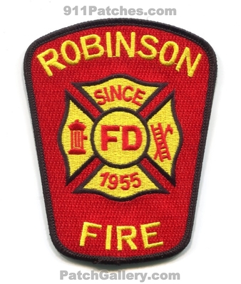 Robinson Fire Department Patch (Texas)
Scan By: PatchGallery.com
Keywords: dept. fd 1955