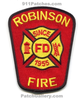 Robinson Fire Department Patch (Texas)
Scan By: PatchGallery.com
Keywords: dept. fd 1955