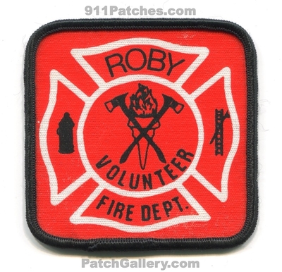 Roby Volunteer Fire Department Patch (Texas)
Scan By: PatchGallery.com
Keywords: vol. dept.