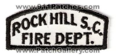 Rock Hill Fire Department (South Carolina)
Thanks to Bob Brooks for this scan.
Keywords: dept. s.c.