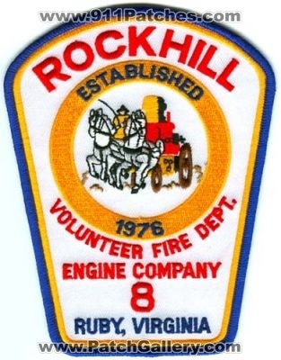 Rockhill Volunteer Fire Department Engine Company 8 (Virginia)
Scan By: PatchGallery.com
Keywords: dept. station ruby
