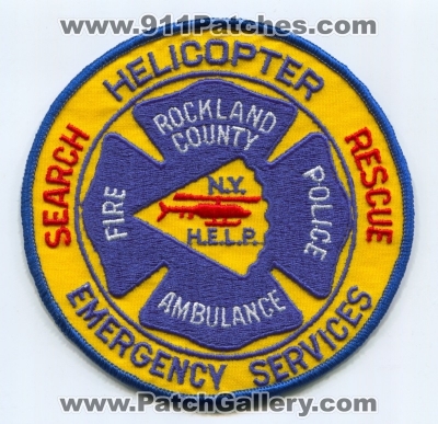 Rockland County Helicopter Emergency Services (New York)
Scan By: PatchGallery.com
Keywords: co. n.y. ny h.e.l.p. help fire police ambulance search and rescue sar