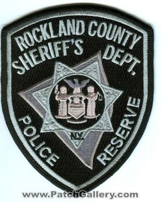 Rockland County Sheriff's Dept Police Reserve (New York)
Scan By: PatchGallery.com
Keywords: sheriffs department