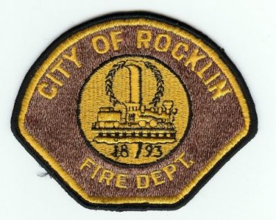 Rocklin Fire Dept
Thanks to PaulsFirePatches.com for this scan.
Keywords: california department city of